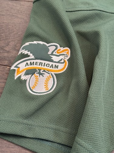 Camiseta cosida vintage del equipo Nike Oakland Athletics talla mediana en blanco MLB verde años 90 - Imagen 4 de 9
