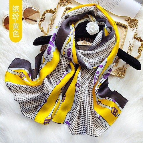 Écharpe de 100% soie,Foulard pour la femme , 170 * 52 cm,Cadeau pour votre Lady - Picture 23 of 40