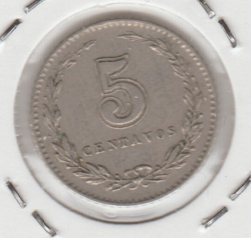 ARGENTINA 5 CENTAVOS 1899 #ALB - Imagen 2 de 2