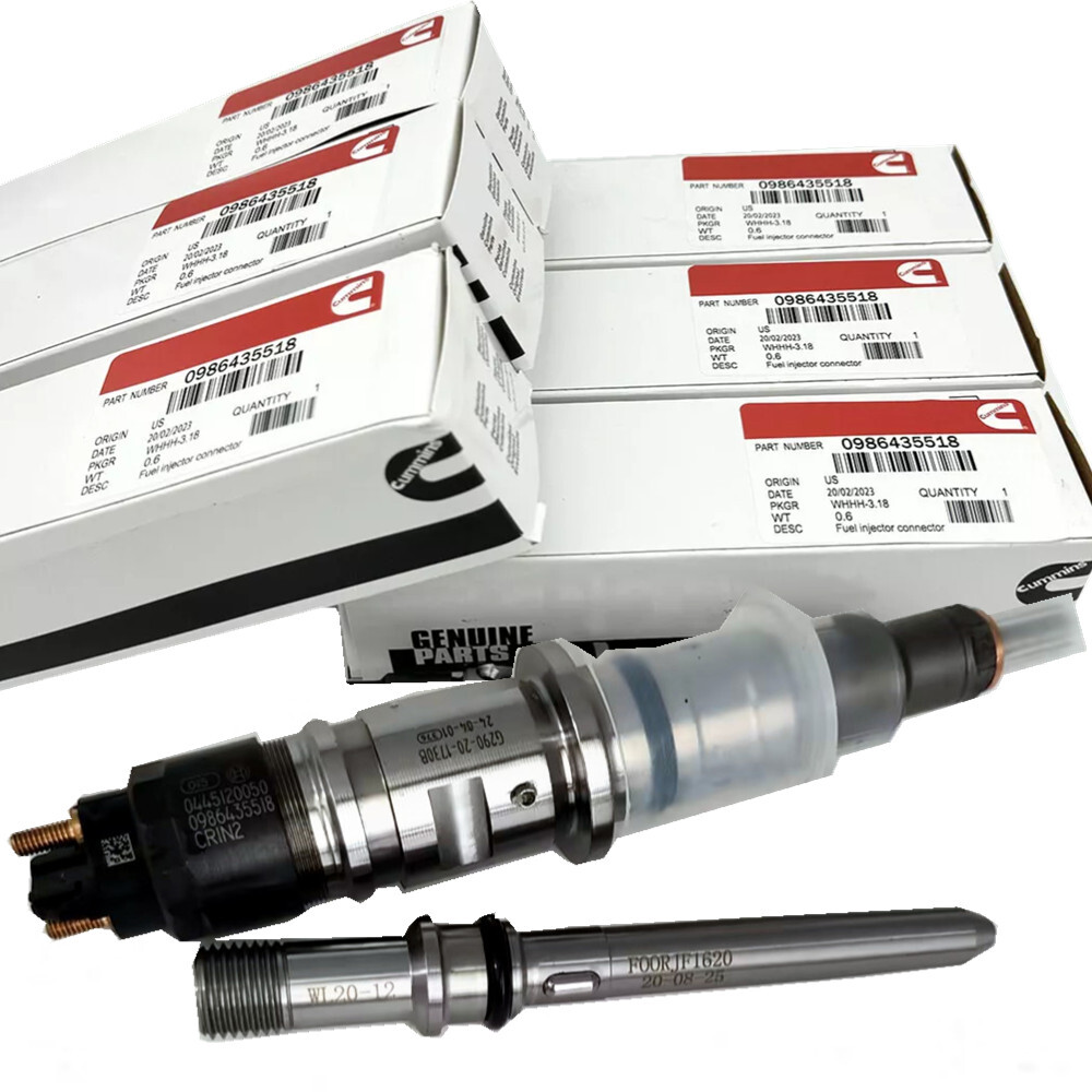6PCS Cummins 0986435518 Fuel Injector For 07-12 Dodge Ram 2500 3500 6.7L Diesel