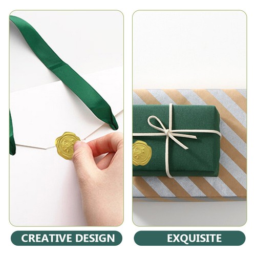 30 Blatt Wachssiegel Aufkleber selbstklebend Siegel Umschlag Siegel Geschenkpapier Sticker - Bild 3 von 12