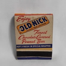 Vintage Old Nick Bit-O-Honey Candy Bar Matchbook Advertising Matches Full