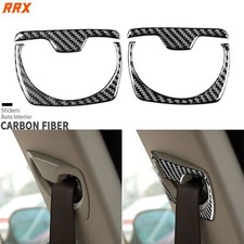 Real Carbon Fiber Interior Safety Seat Belts Cover For Bmw 3 Series M3 E90 05-12