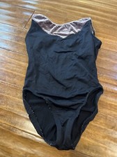 Motionwear Leotard Small With Purple Mesh Top