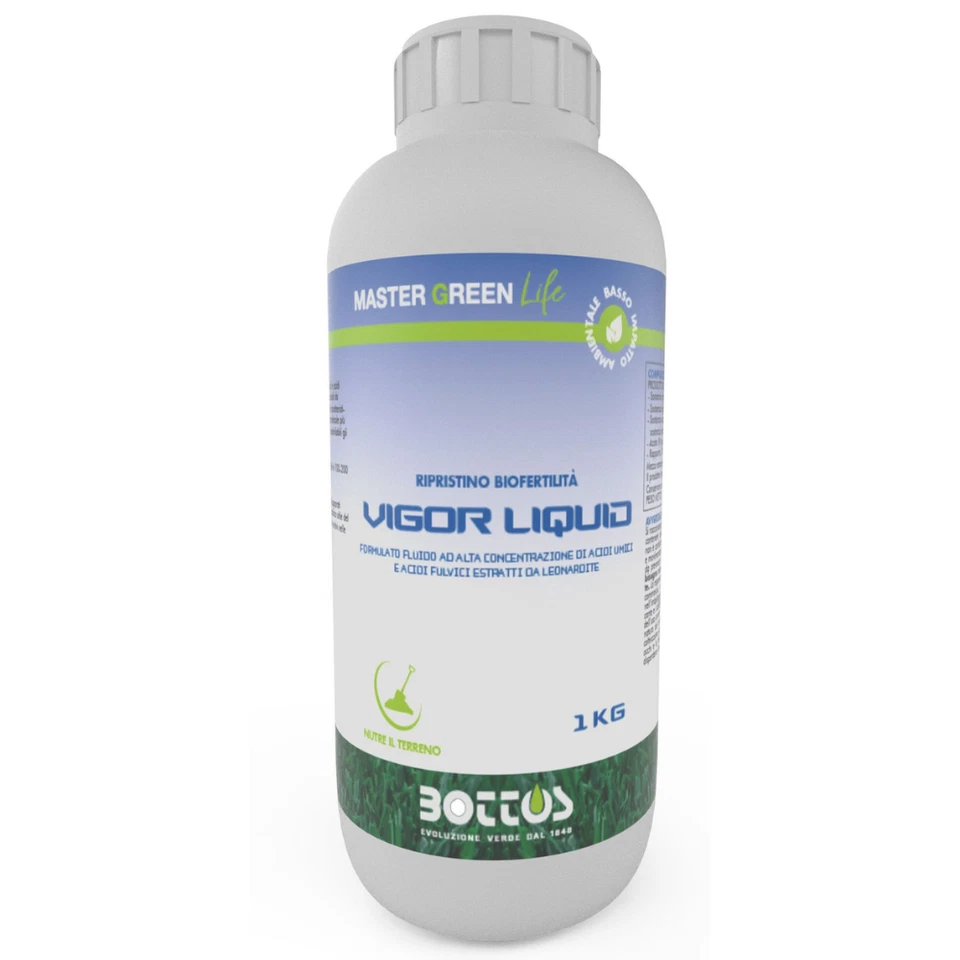 CONCIME BIOSTIMOLANTE FERTILIZZANTE PER PRATO BOTTOS VIGOR LIQUID 1 KG