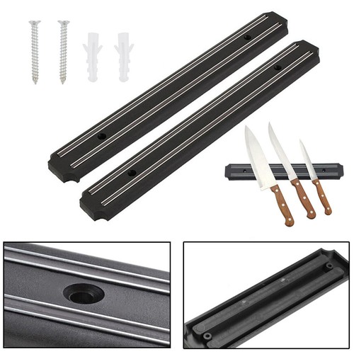 Wall Mounted Strong Magnetic Kitchen Knife Magnet Bar Rack Strip Holder Display - Picture 8 of 20