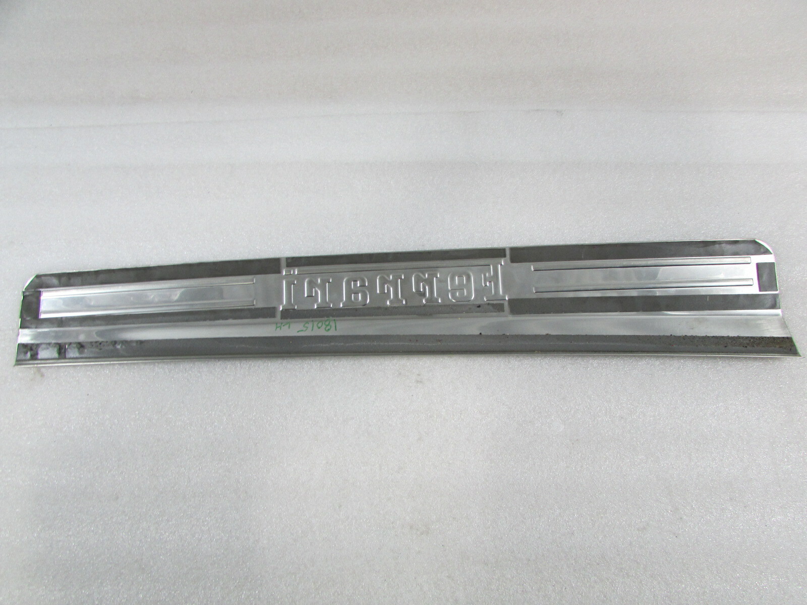 Ferrari 458 Italia, LH, Left Stainless Door Step Sill Plate, Kickplate 81362300