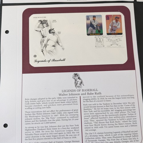 1st Day Of Issue Stamps Ansel Adams 02, Babe Ruth 00, JFK 86, Lewis & Clark 04 - Picture 5 of 12