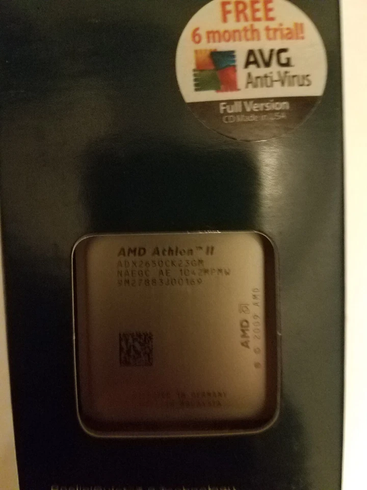 AMD Athlon II X2 265 2 Core  3.3GHz Socket AM2+/AM3 CPU ADX2650CGMBOX - Image 4 of 4
