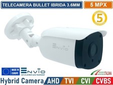 TELECAMERA CCD EURVISION Sony 5000 TVL 24 IR PROFESSIONALE 5MPX