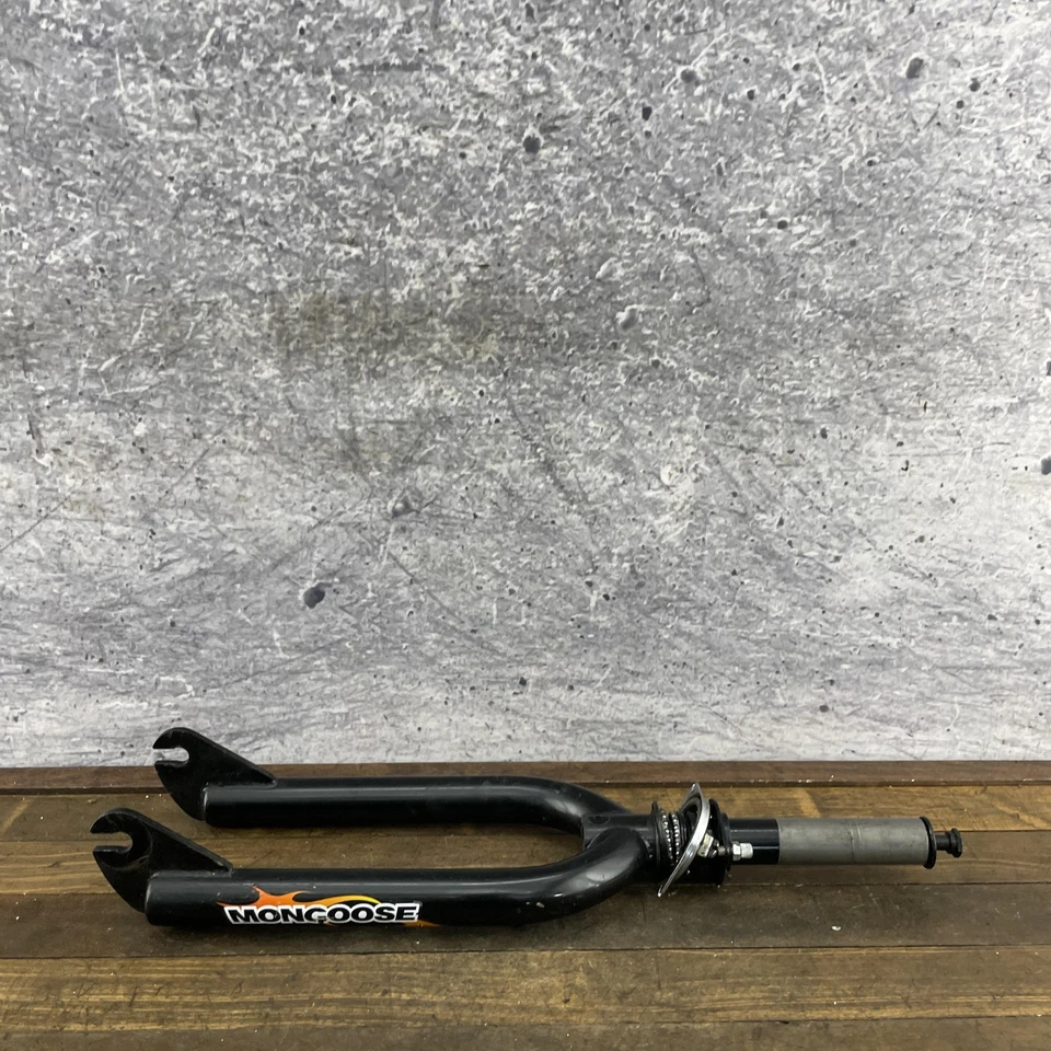 Mongoose HoopD BMX Fork 1 1/8 Threadless 20 Vintage Old School Black FReestyel - Image 3 of 4