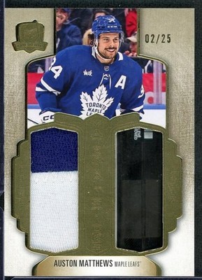 2022-23 Upper Deck The Cup Auston Matthews Materialisticks Patch Stick /25