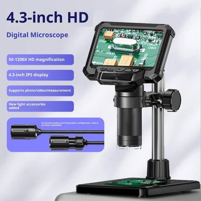 1000X Zoom Digital Microscope 4.3Inch High Clearly screen Camera Video Recording