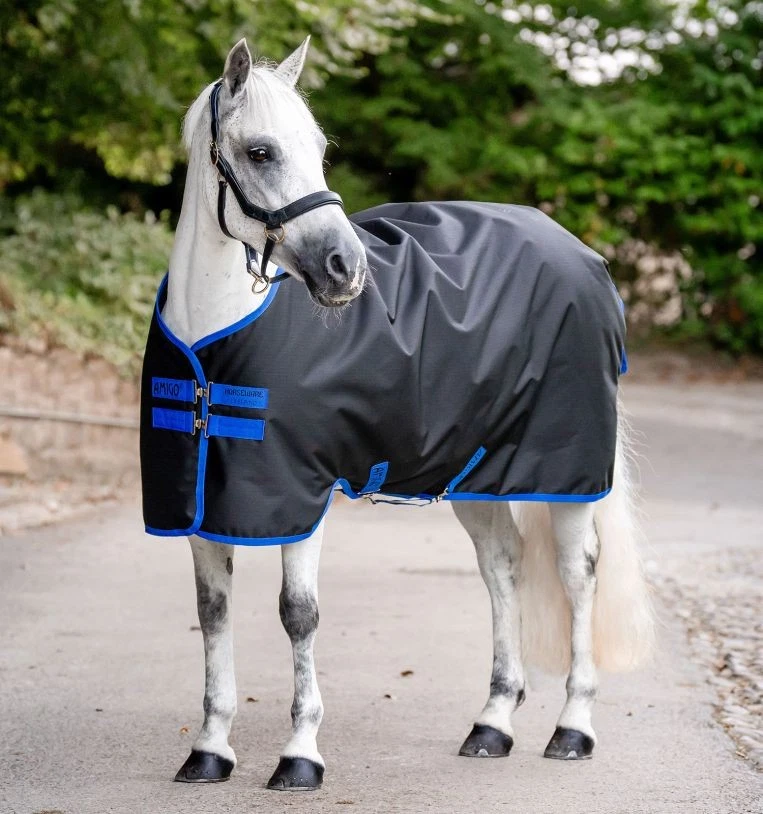 Horseware Amigo Ripstop 900D Lite 50g Turnout Decke black/classic blue 