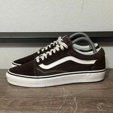 Vans Old Skool Men's Athletic Skate Shoes Sneakers Size 7 Brown