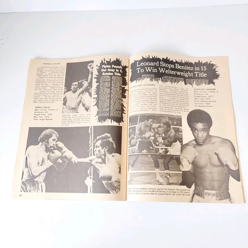 Big Book of Boxing November 1980 ROBERTO DURAN SUGAR RAY LEONARD Cover - 画像11/12