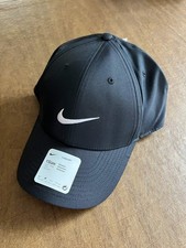 Nike Hat Cap Strap Back Black Dri-FIT Legacy91 Golf Embroidered Swoosh Mens