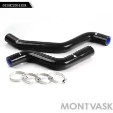 Fit For 00-04 Toyota Tundra V6/V8 SR5 Silicone Radiator Hose Clamps Kit Black