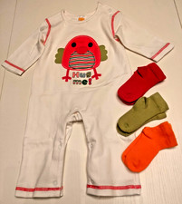 Mini Mode Robin Babygro 3=6 months and 3 pairs of socks. Brand new