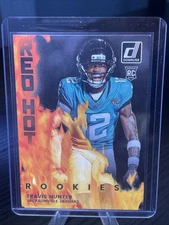 Travis Hunter Red Hot Rookies Rookie Card #RHR-TVH Jacksonville Jaguars RC