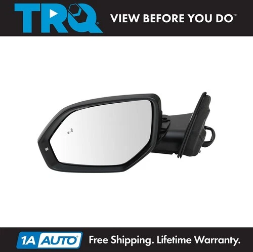 TRQ Left Mirror with Heat, with Memory, with Gray Cover Fits 18 Volkswagen