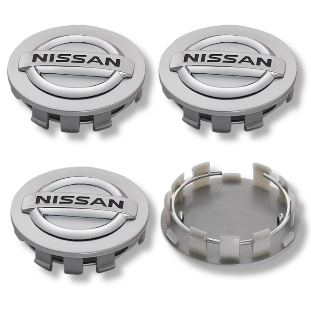 For Nissan Alloy Wheel Centre Cap Hub x4 54mm Silver X-trail