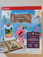 Osmo Math Wizard  The Secrets Of The Dragons - iPad/Fire Tablet - Ages 6-8 -NEW