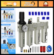 34 Npt Air Compressor Water Separator - 4 Stage Drying System High Flow Filte 34 Npt Air Compressor Water Separator - 4 Stage Drying System High Flow Filte