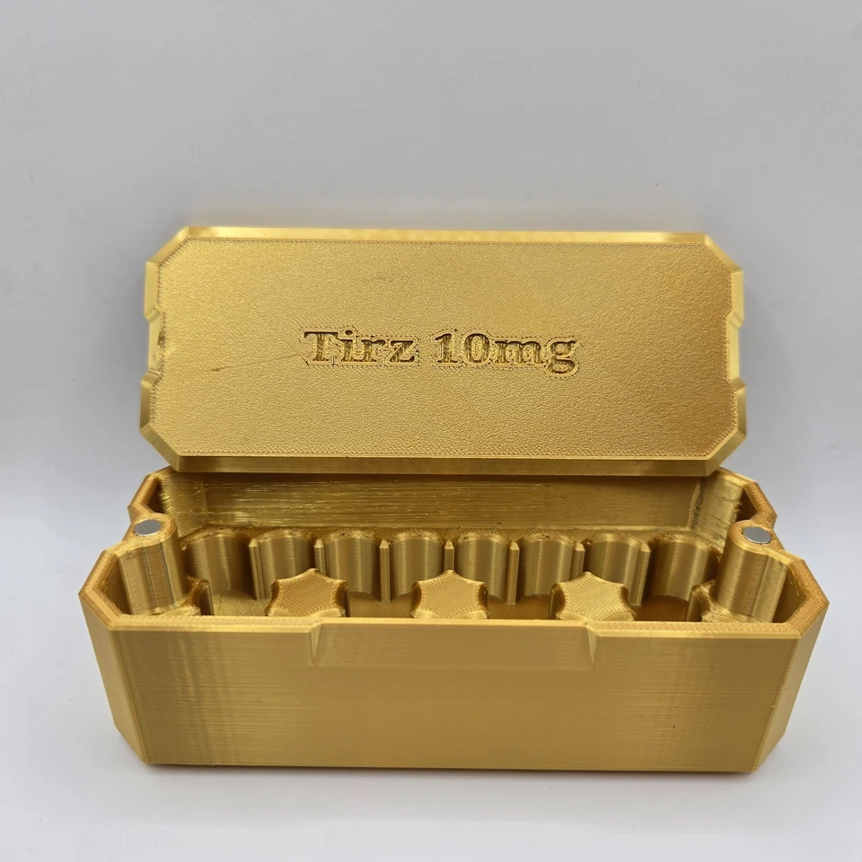 Estuche resistente seguro personalizado para péptidos GHK-CU Tirz Reta frascos de 20 x 3 ml envío gratuito Foto 3 de 4