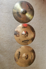 Zildjian Scimitar 14" Hi Hat Cymbals, bronze and brass alloy.