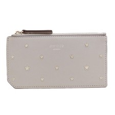 Jimmy Choo Studs star motif Card Case Leather Ladies Used 