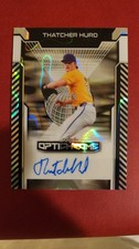 2025 Leaf Optichrome Thatcher Hurd Silver Lava auto  7/10 Yankees