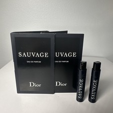 Lot Of 2, New Dior Sauvage Eau De Parfum Sample Size 1ml Each