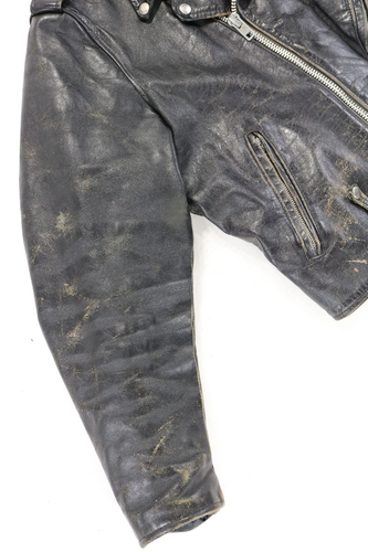 harley davidson mens jacket m 42 black leather Cycle Champ amf retro vintage vtg - Picture 16 of 20