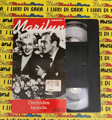 VHS cartonata ORCHIDEA BIONDA Phil Karlson marilyn monroe 2001 DeAGOSTINI (F290)