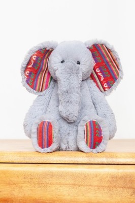 Jellycat Medium Bashful Kipu Elefant (neu ohne Etikett)