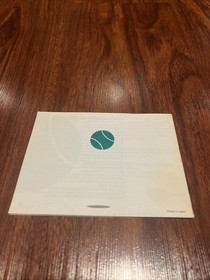 Top Players Tennis (Nintendo Entertainment System, 1990) NES Cartridge Manual