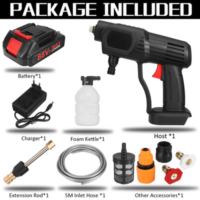 #ad #ad Portable Cordless Electric High Pressure Water Spray Gun Car Washer Cleaner Tool $19.99