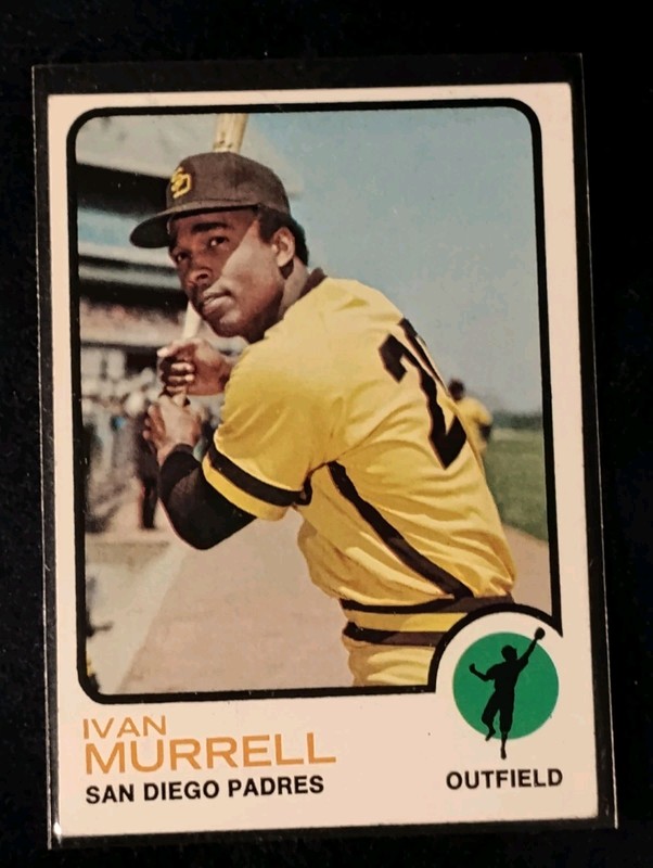 1973 Topps Baseball - #109 Ivan Murrell - San Diego Padres VG-EX Condition 