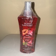 3 Bottles 8 fl oz each Body Fantasies Pink Vanilla Kiss Fragrance Body Spray