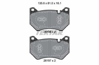 Textar Bremsbelagsatz Scheibenbremse 2619601 FüR Audi Q5 Fyb Fyg Sportback Fyt