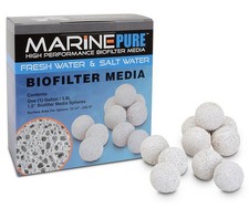 High Performance Biofilter Media MarinePure SPHERES 1 Gallon 3.8 Litre