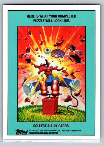 2023 Topps Chrome Garbage Pail Kids #242b Dryin' Ryan GPK Series 6 Card - Picture 2 of 2