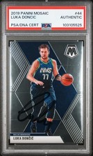 2019 PANINI MOSAIC #44 LUKA DONCIC PSA AUTHENTIC AUTO AUTHENTIC