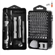Magnetic Precision 115 in 1 Repair Screwdriver Set PC Phone Electronics Tool KbG