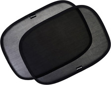 Car Window Shades for Baby 4 Pack - 21"X14" - Sun Shade Blocker, Cling - Glare
