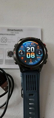Outdoor Smartwatch 540mAh GPS Kompass LED Taschenlampe 100+ Sport IP68 AMOLED 