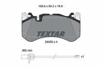 Textar Bremsbelagsatz, Scheibenbremse 2445501 FüR Audi