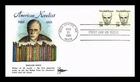 US COVER SINCLAIR LEWIS NOVELIST GREAT AMERICANS FDC GILL CRAFT CACHET
