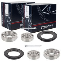 2X Topran RADLAGER-SATZ Vorne Hinten Passend FÜR Opel Ascona Corsa Kadett